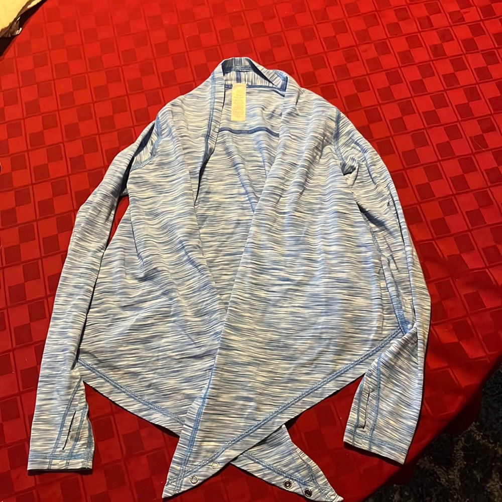 Ivivva blue cardigan!!!!!
